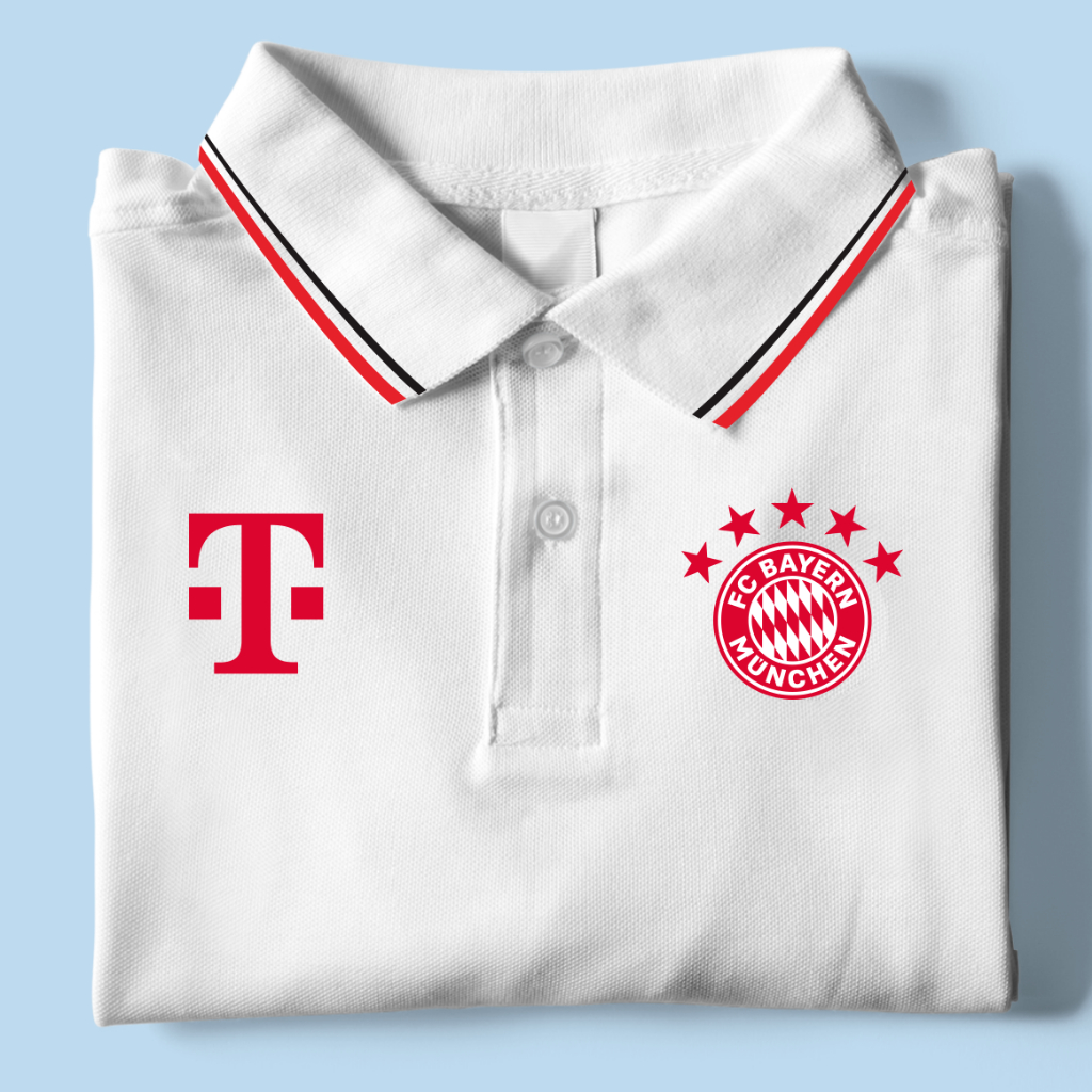 POLO MUNICH - BAJU KERAH POLO JERSEY BAYERN MUNCHEN HOME AWAY 3RD DEWASA DAN ANAK