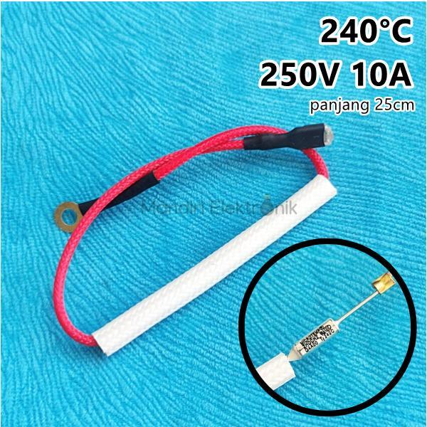 Fuse Setrika Gosokan 240 10A Thermofuse Sekring 10A 240 Derajat - Fius Setrika Fuse Setrikaan