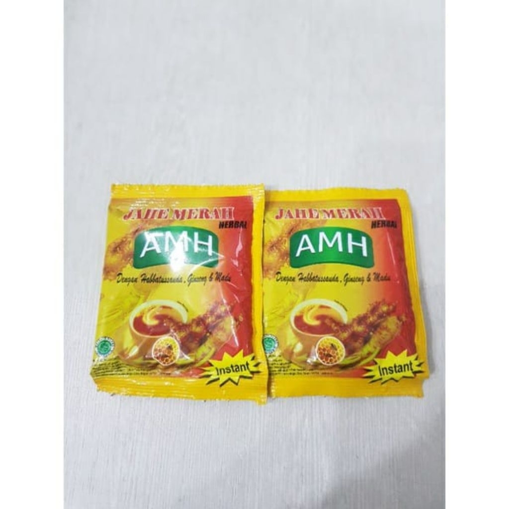 

Jahe Merah AMH Sachet / Perut Kembung / Pegal Linu /Batuk Berdahak / Jahe Merah Amh