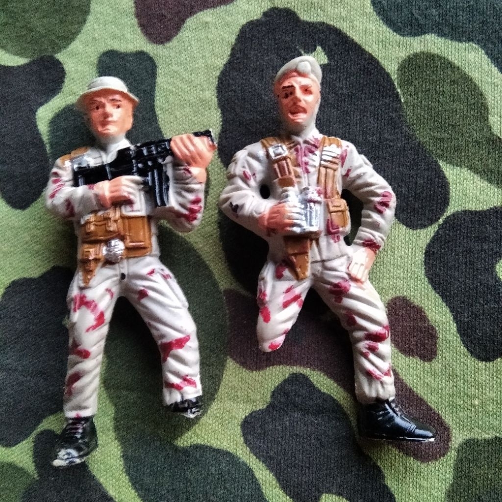 figure tentara loreng gurun kondisi rusak figure tentara gi joe 3dcu camo perang teluk desert task f