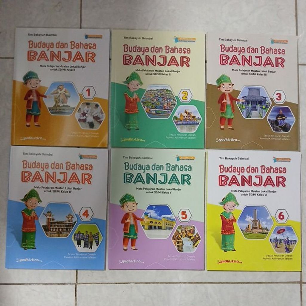 Kelas 1, 2, 3, 4, 5 & 6 SD/MI Budaya Dan Bahasa Banjar Kurikulum Merdeka Yudistira