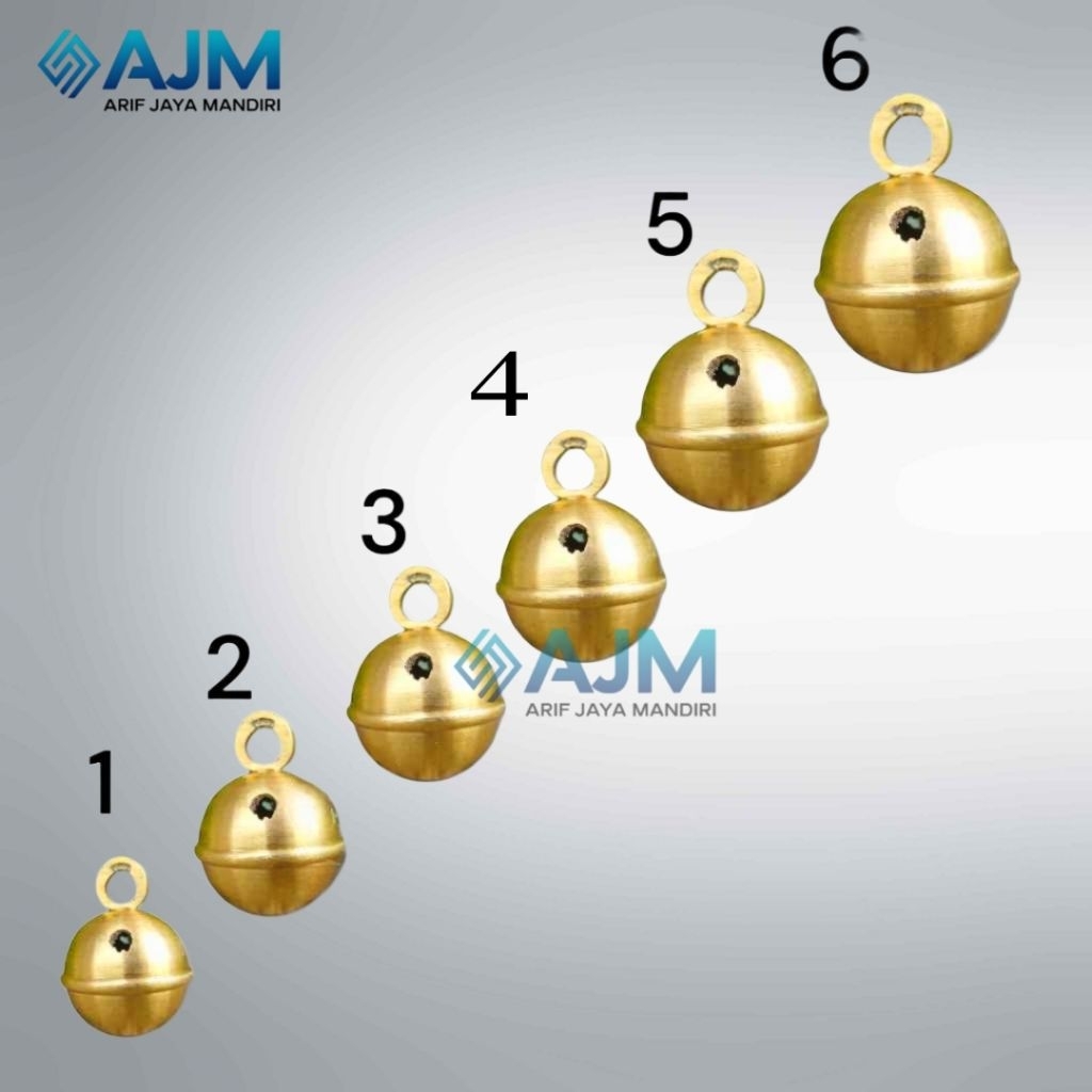 kerincing kuningan no.4 kelintingan kuningan kelinting kucing doorbell lonceng pintu