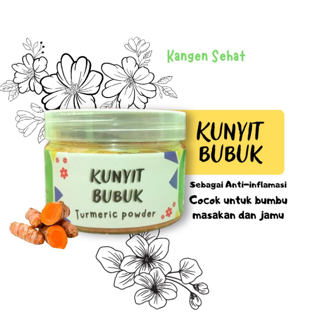 

KUNYIT BUBUK 100% ASLI TANPA CAMPURAN APAPUN - KangenSehat
