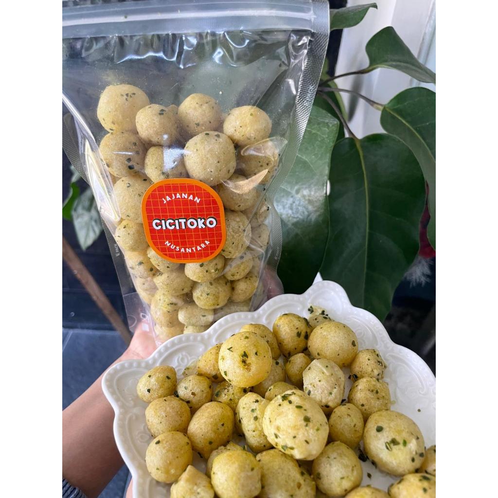 

CICITOKO Jajanan Nusantara - Emplod Daun Jeruk Gurih Original - Size Kecil dan Besar
