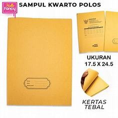 

Sampul Coklat Buku Kwarto / Boxy