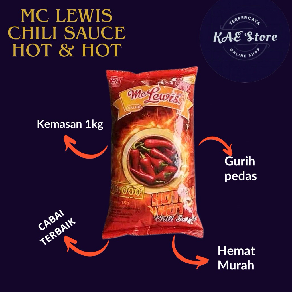 

MC LEWIS SAUS CABAI HOT & HOT/EKONOMIS