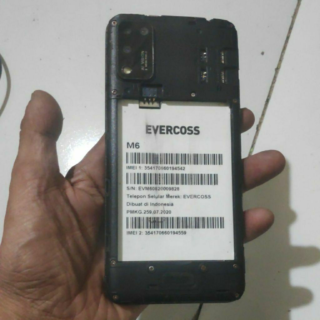 evercoss M6 lcd bagus