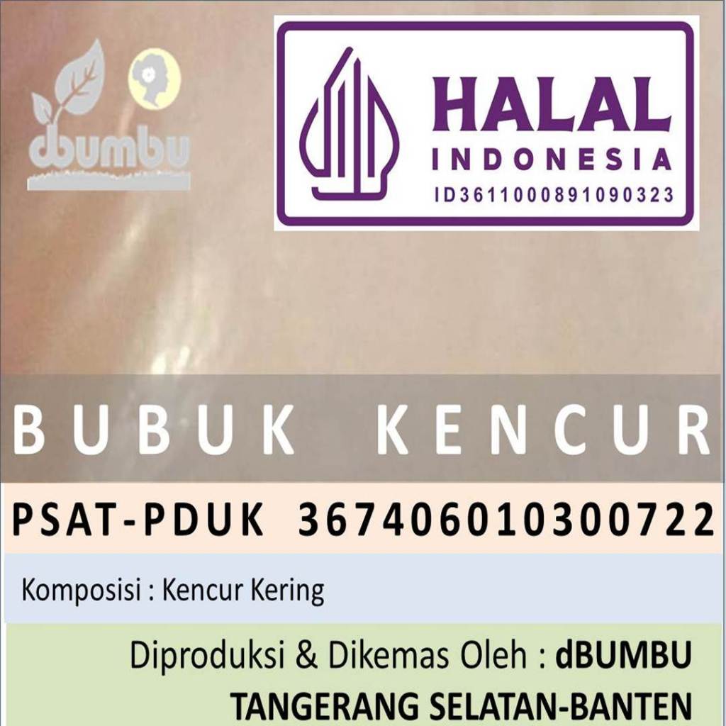

Bubuk Kencur 1000 gram