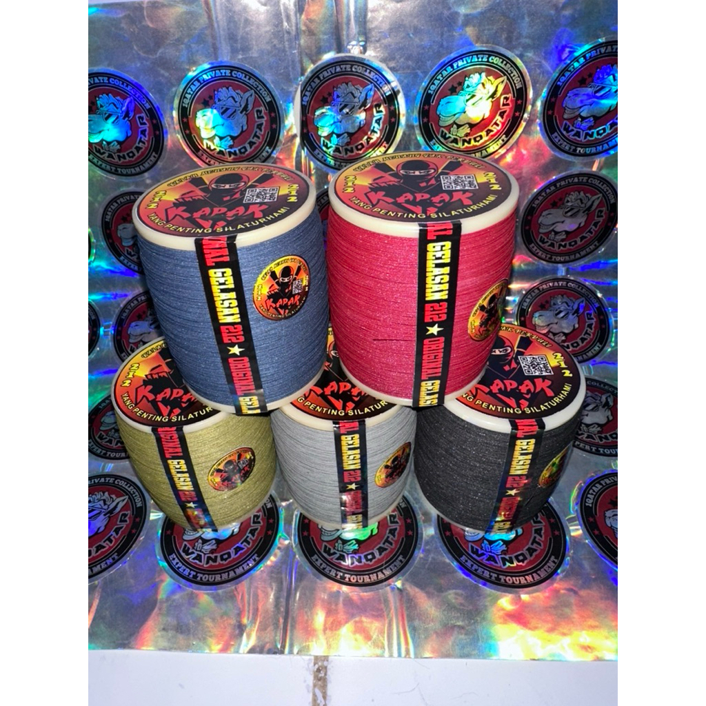 [KAPAK JUARA ULUR] Gelasan Senar Semi MOLOR 020 KAPAK 2000 yard sangat tajam murah meriah cocok digu