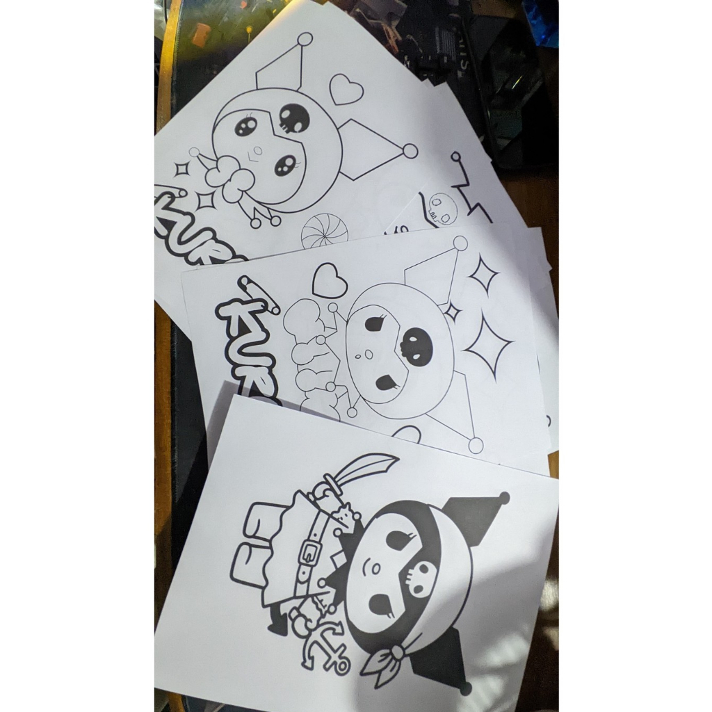 

Gambar mewarnai anak KUROMI dengan pose dan model yang bermacam-macam siap diwarnai gambar tajam