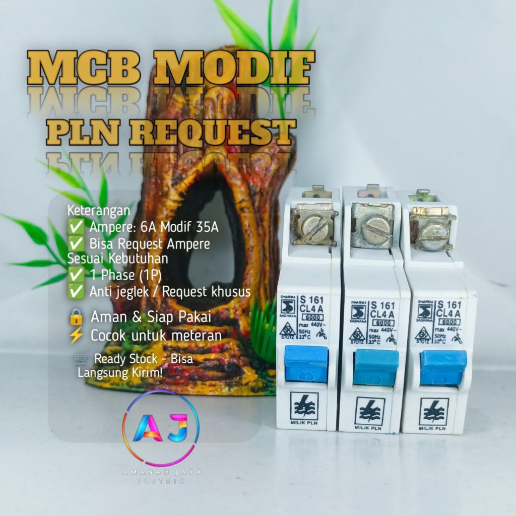 MCB Listrik PLN Modif Request S161 2A modif 4A-63A