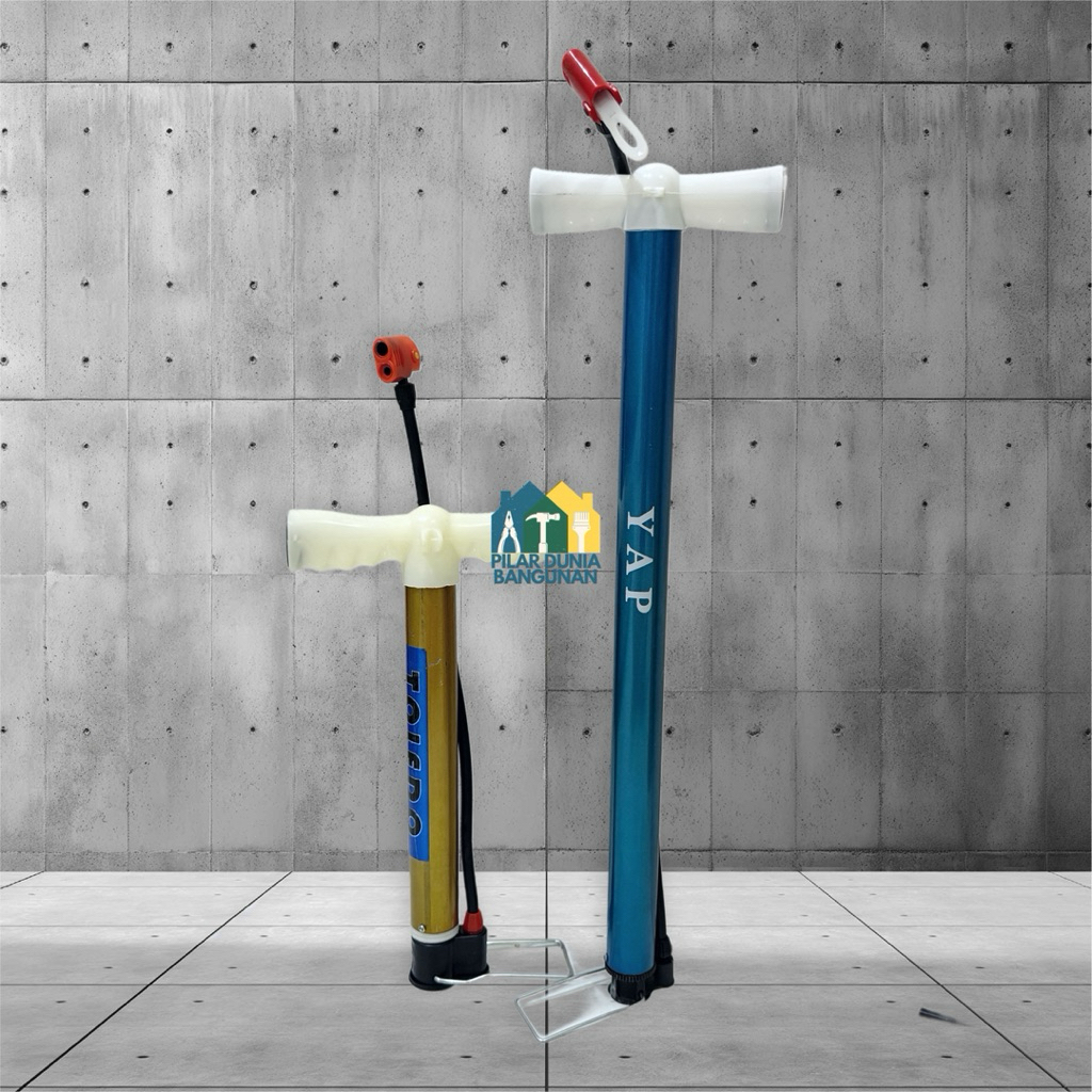 Pompa Angin Ban / Kompa Ban / Kompa Ban Motor / Kompa Ban Sepeda Multifungsi Panjang & Pendek