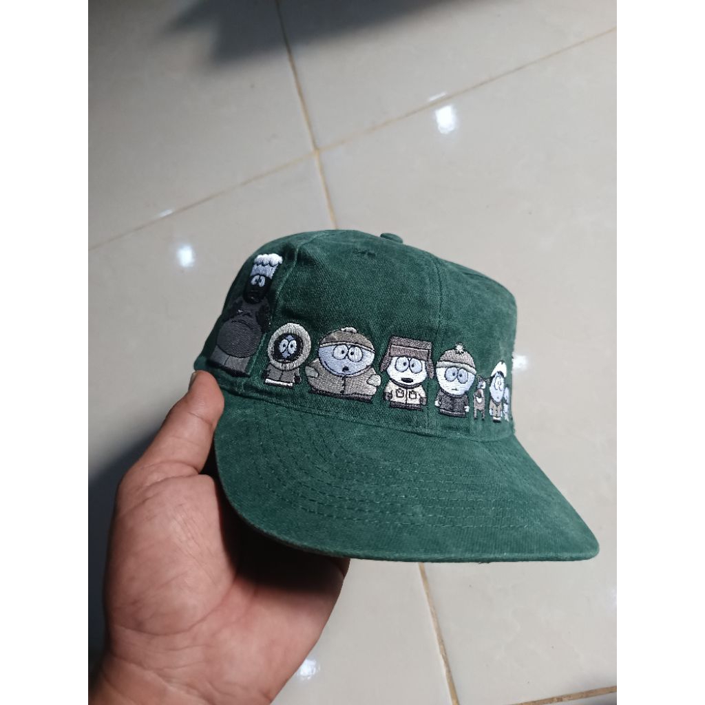 topi vintage SOUTH PARK baseball hat Chef cap 1998 Mr. Garrison & Aliens vintage