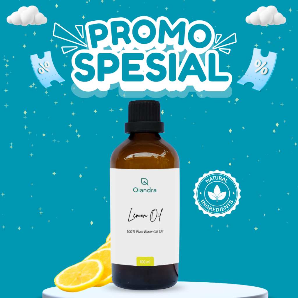 Lemon Essential Oil 100ml - Minyak Atsiri Jeruk Lemon Aromaterapi