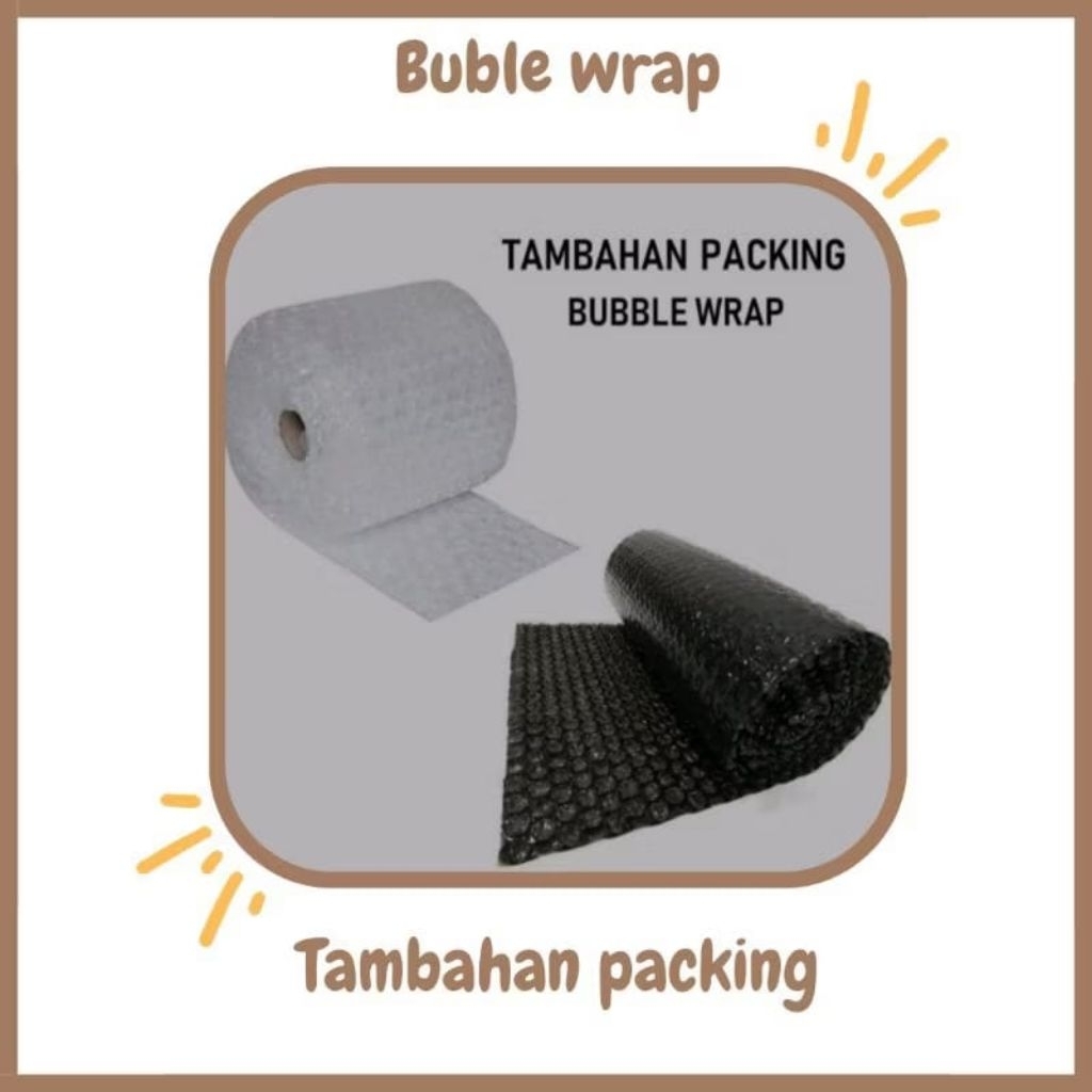 

Packing super tambahan bubble wrap bisa untuk alkes/loyang