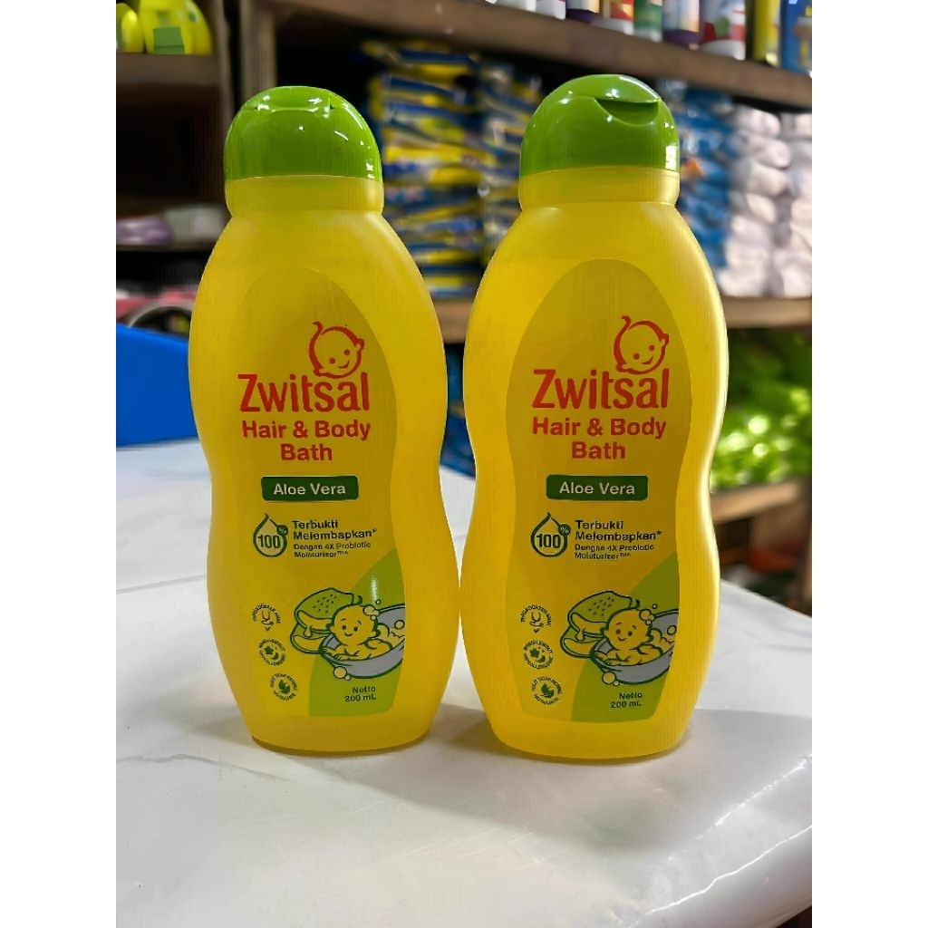 Zwitsal Sabun Mandi & Sampo Bayi Alovera 200ml