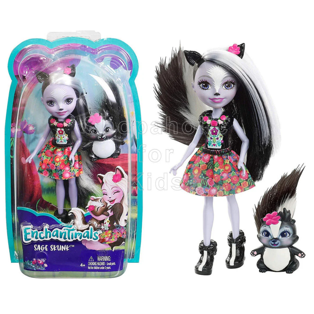 [0068] Enchantimals Sage Skunk Doll and Caper