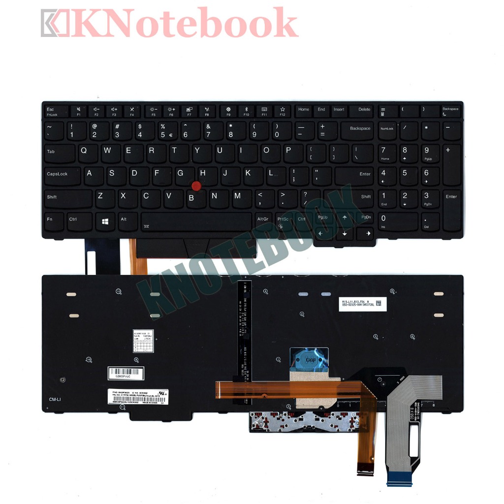 Keyboard Lenovo ThinkPad P52 P53 P72 P73 P53s Backlight