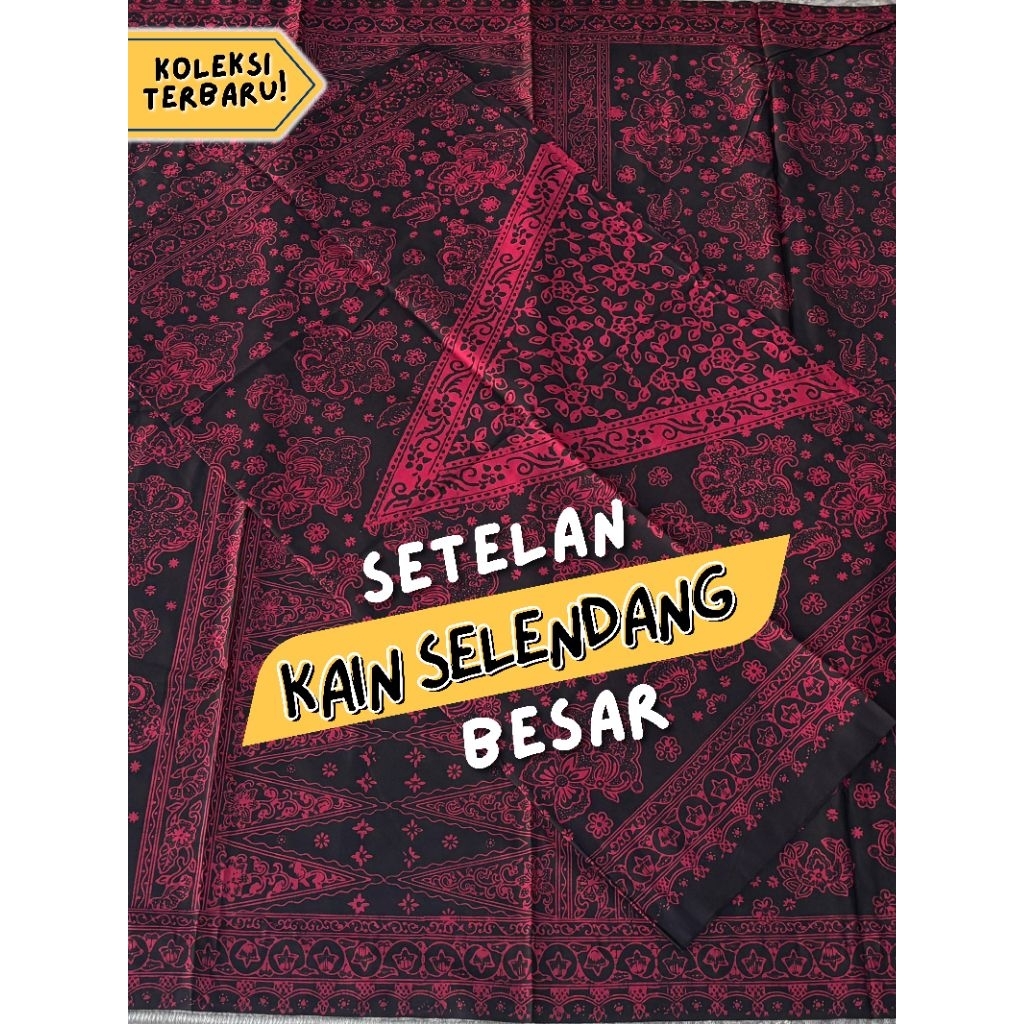 [ARbatik] Batik Jambi - Set kain selendang besar katun halus