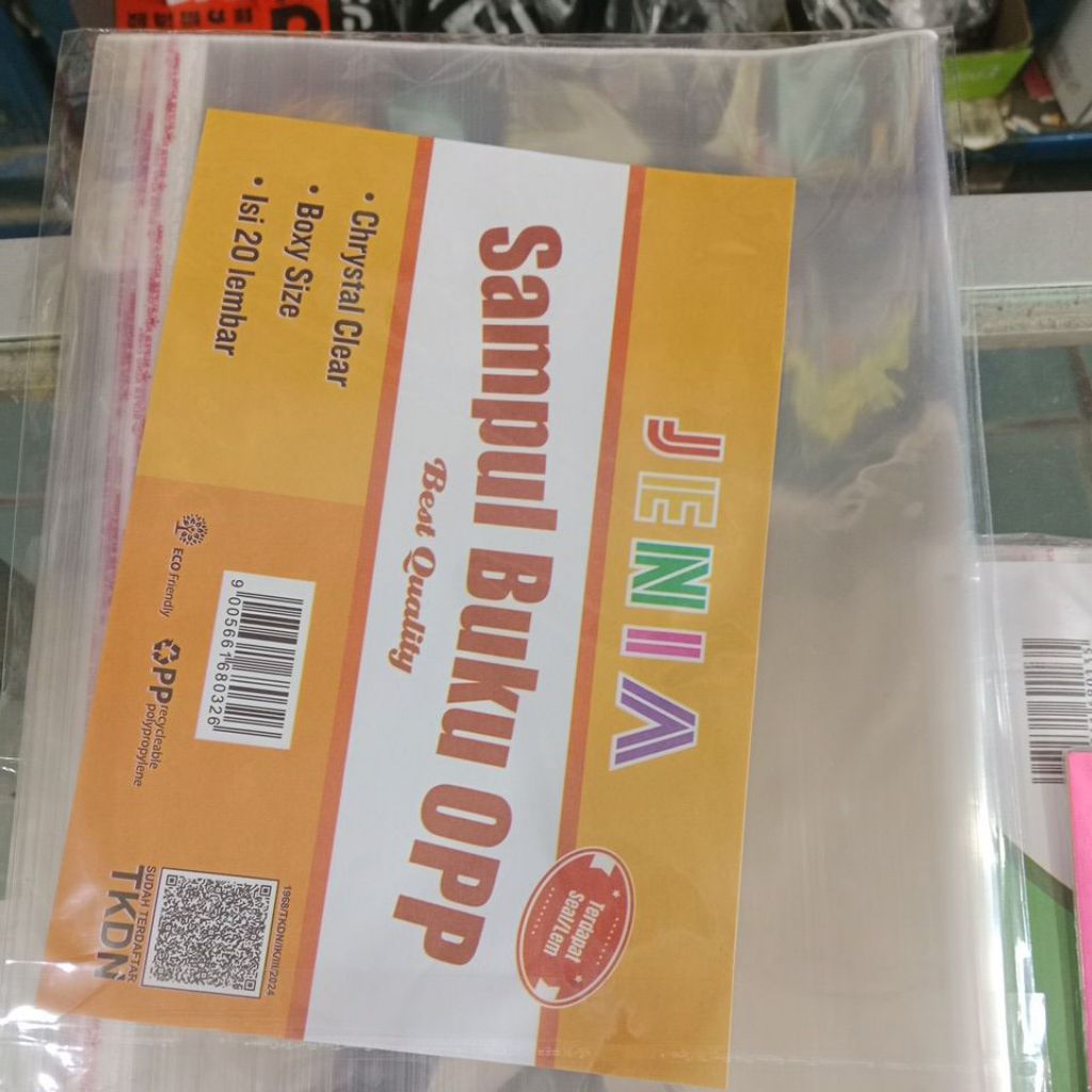 

Sampul Buku Plastik OPP LEM boxy campus | SAMPUL PLASTIK JENIA BOXY