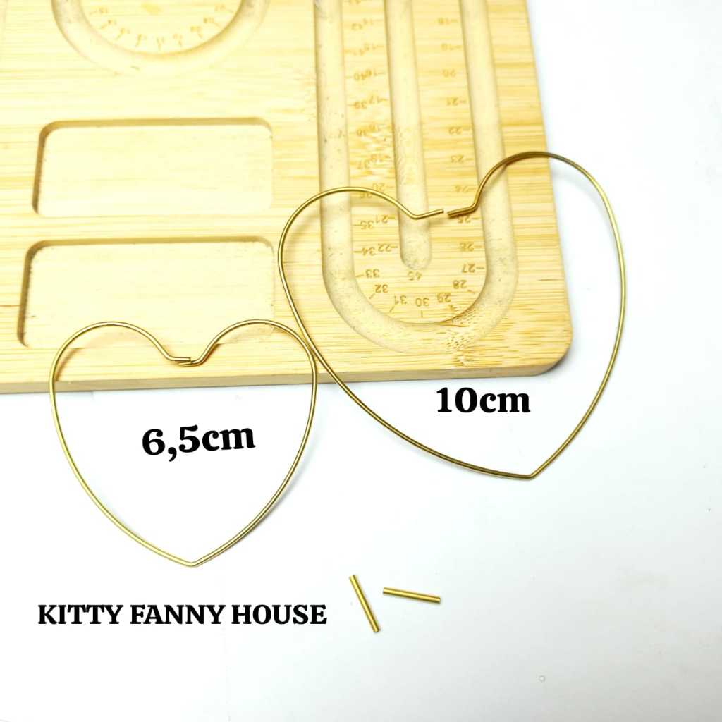 KAWAT SAMBUNGAN LOVE SET SAMBUNGAN GOLD/ KAWAT BETUK LOVE/ AKSESOSRIES BENTUK LOVE GOLD