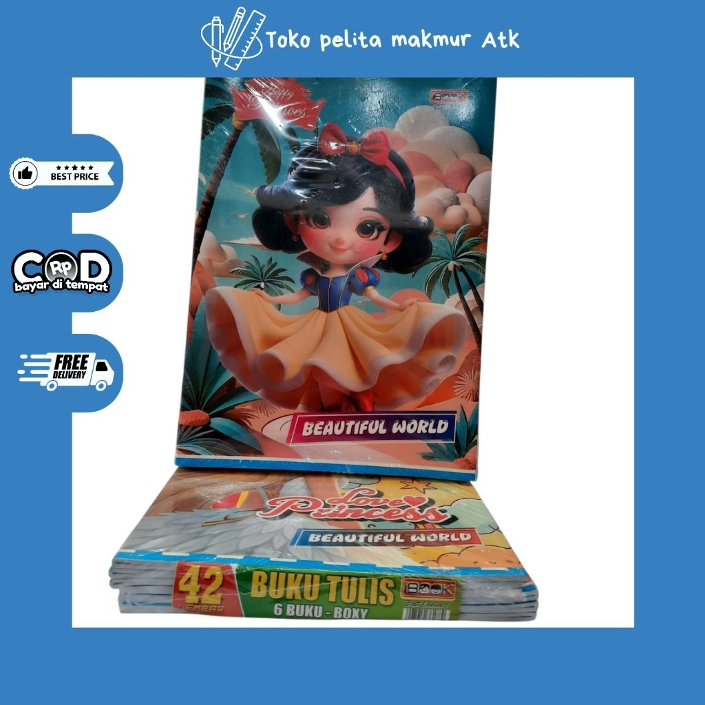 

BUKU TULIS BOXY IBOOK 42 LEMBAR (1 pack isi 6 buku)
