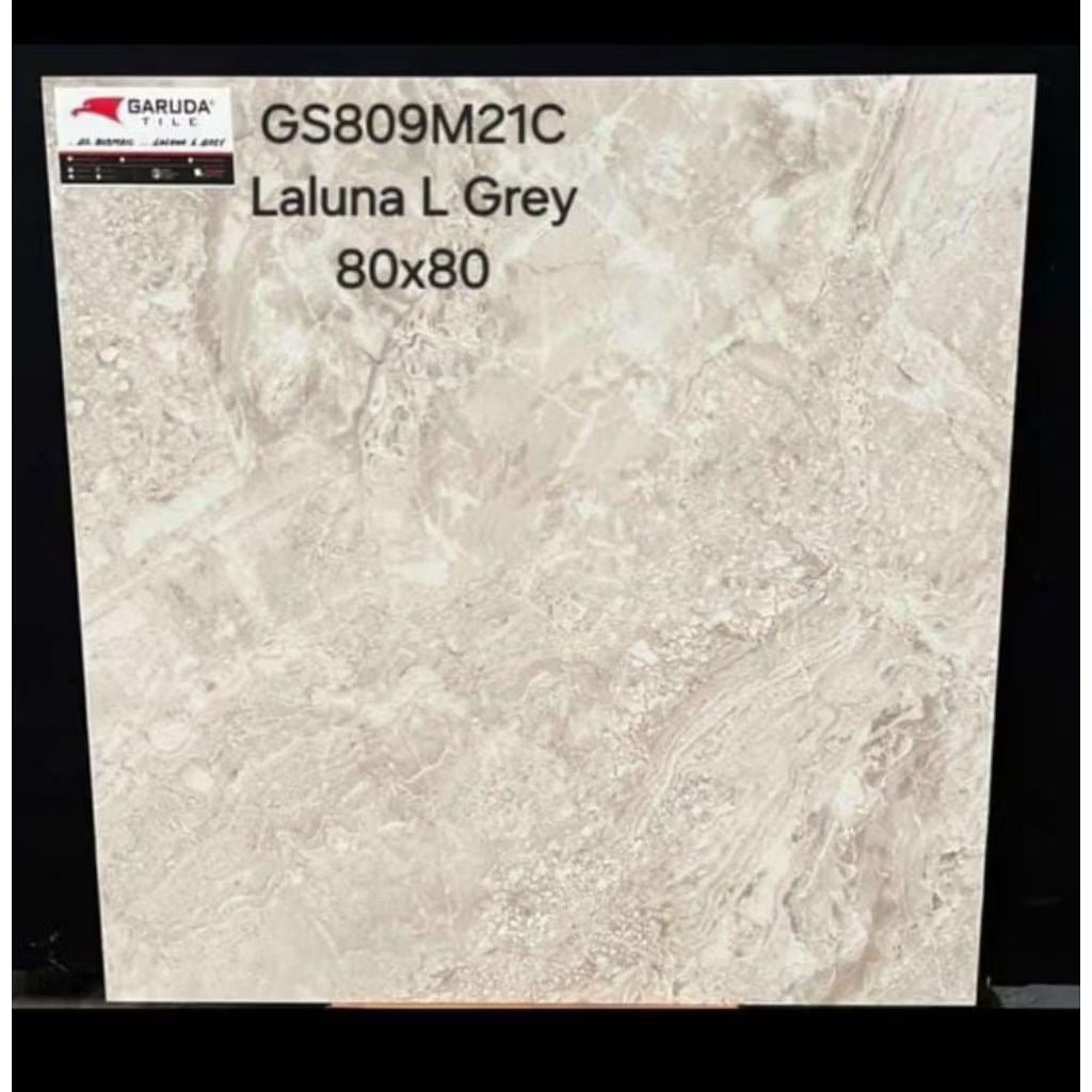 granit 80x80 Laluna L grey by Garuda tile