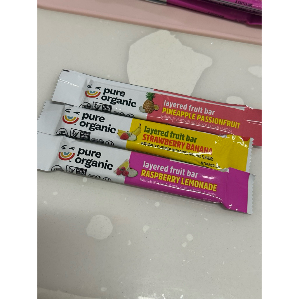 

Pure Organic Layered Fruit Bar