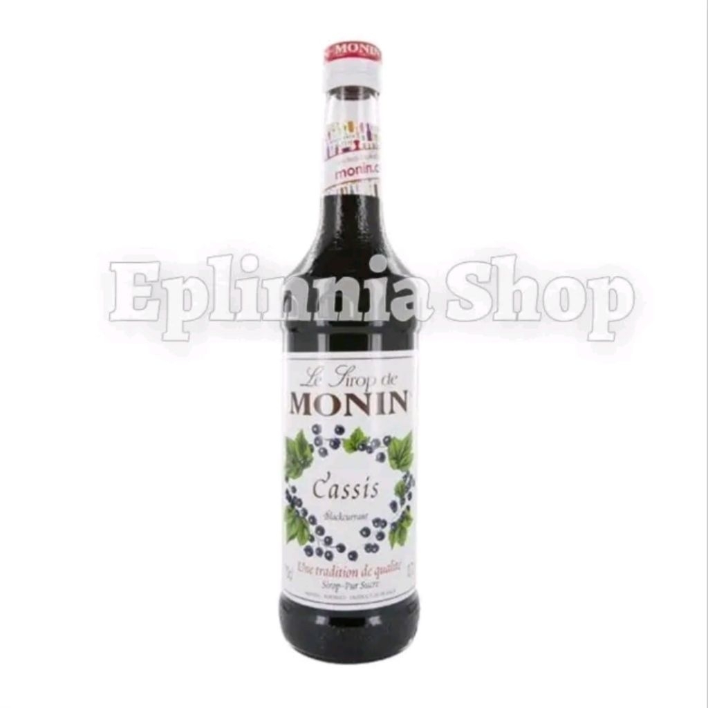 

Monin Cassis Blackcurrant Syrup 700 ml - Sirup Monin Rasa Blackcurrant