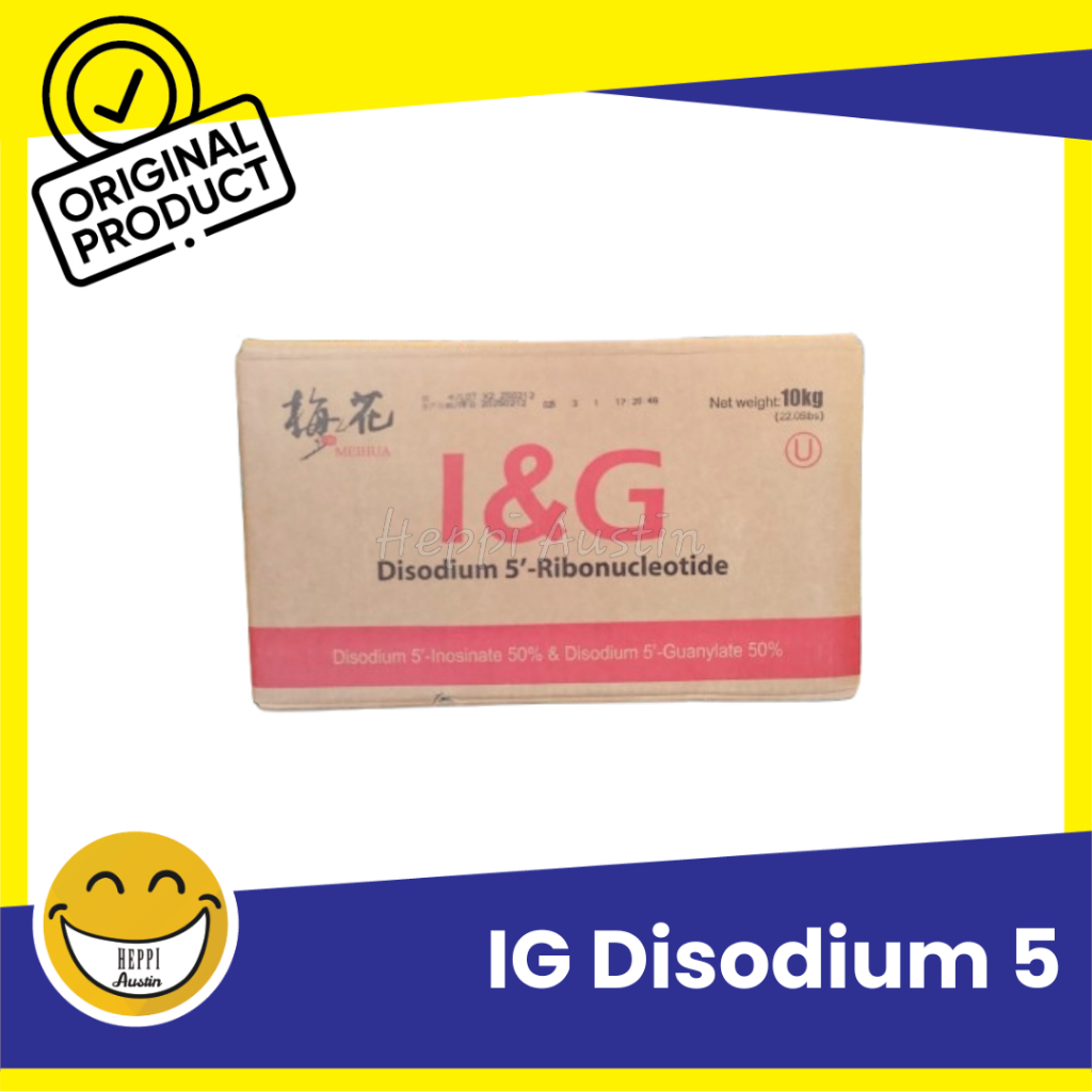 

I&G IG Food Grade Penguat Rasa Umami Disodium 5 Ribonucleotide Mei Hua 250 GRAM