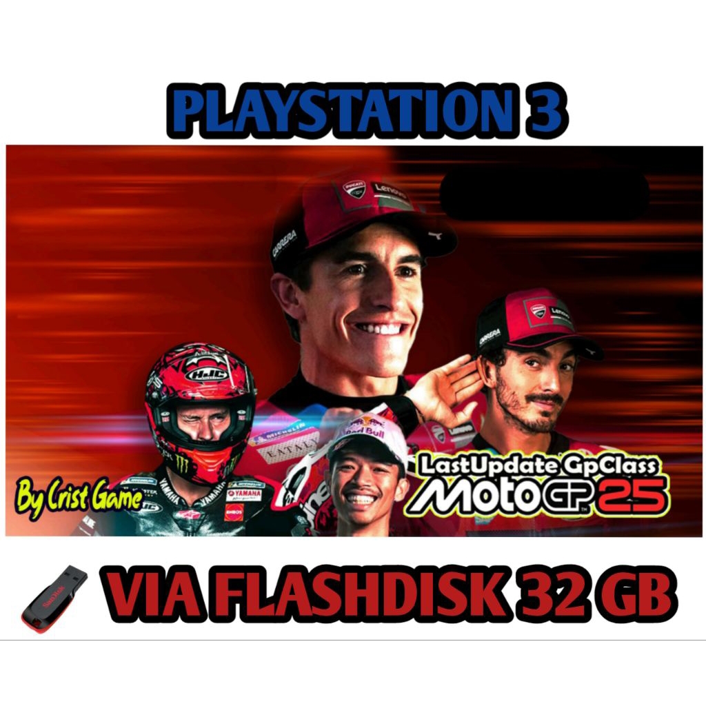 Game PS3 MotoGP Last Update 2025 || Flashdisk 32GB
