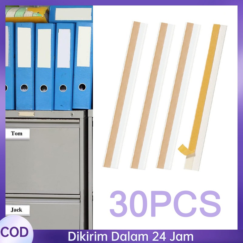 

30pcs Price Label Pvc Price Tag Label 10*3cm Harga Rak Label Harga Minimarket Price Rail Rak Minimarket Price Rail Double Tape