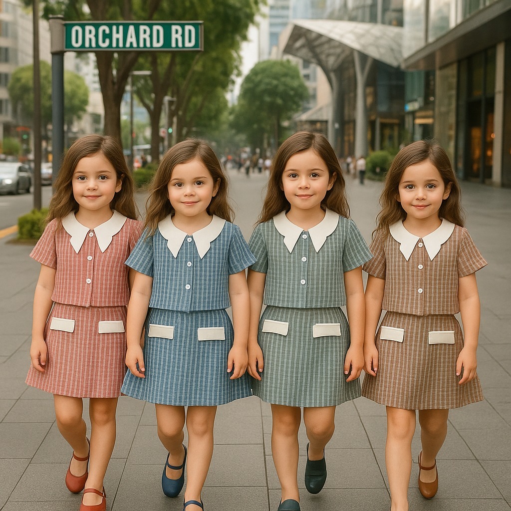 Mariposa Set Setelan Baju Anak Perempuan Korean Style 1-12 Tahun 4402