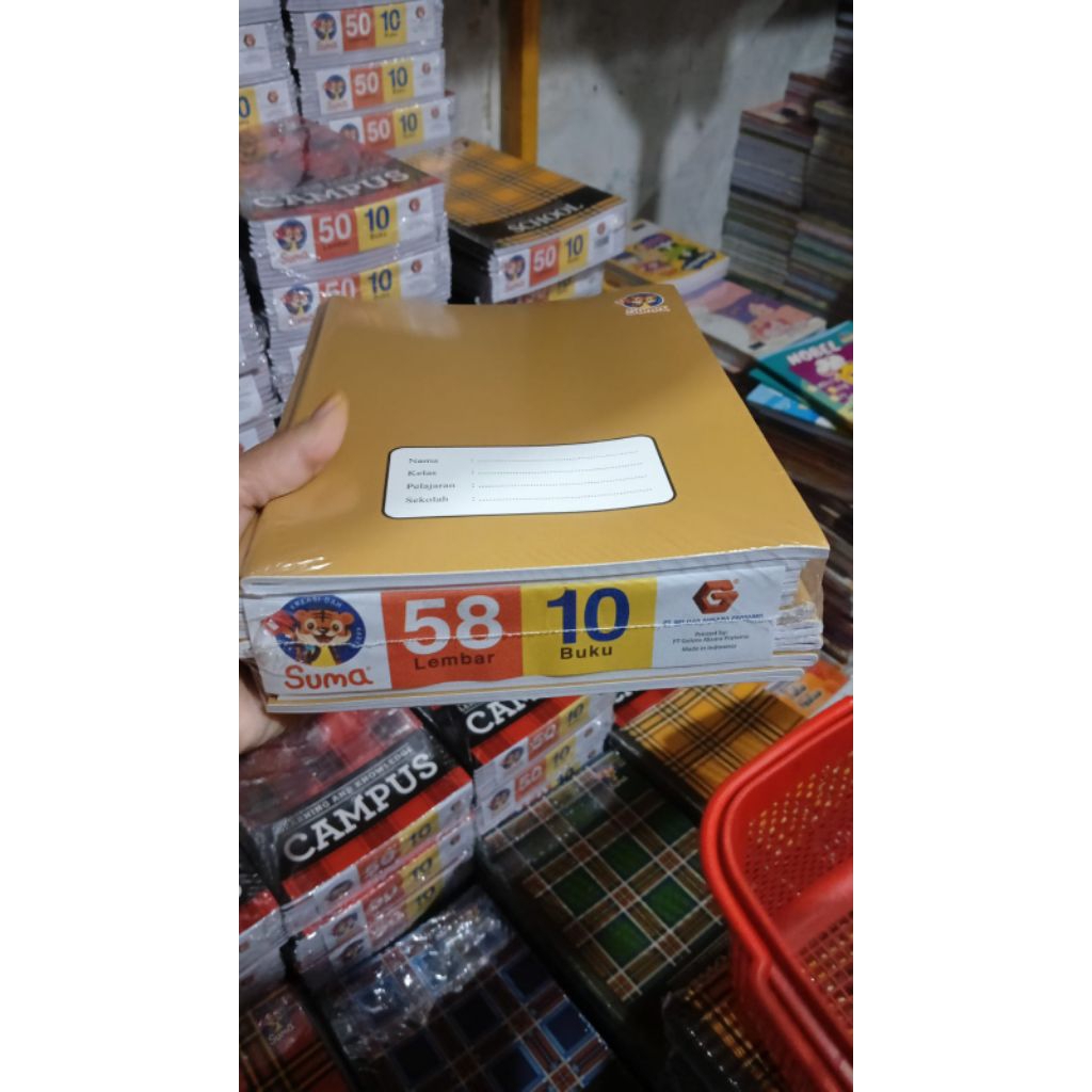 

Buku Tulis SUMA Tebal 58 lembar