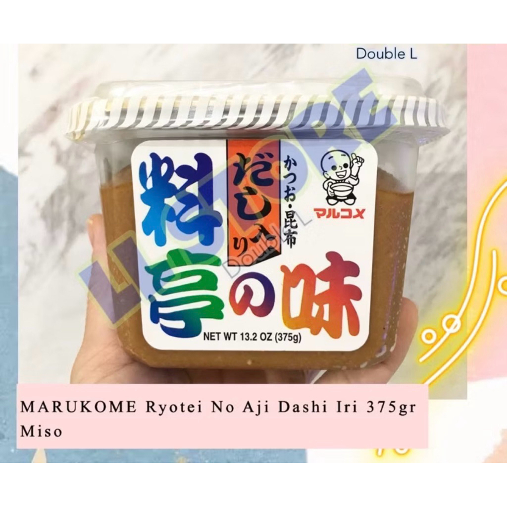 

MARUKOME Miso Ryotei No Aji Dashi Iri Shiro 375g