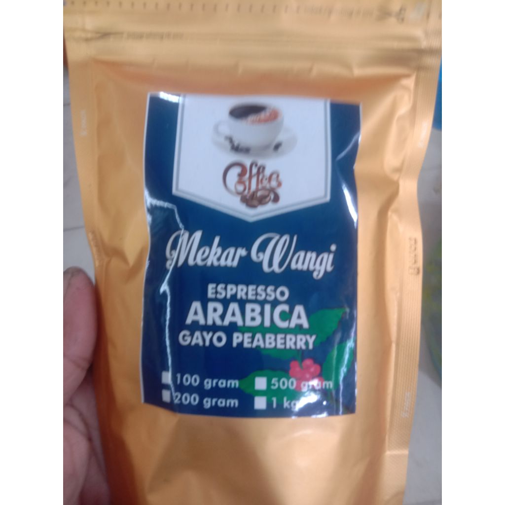 

ESPRESSO ARABICA BUBUK KOPI GAYO PEABERRY