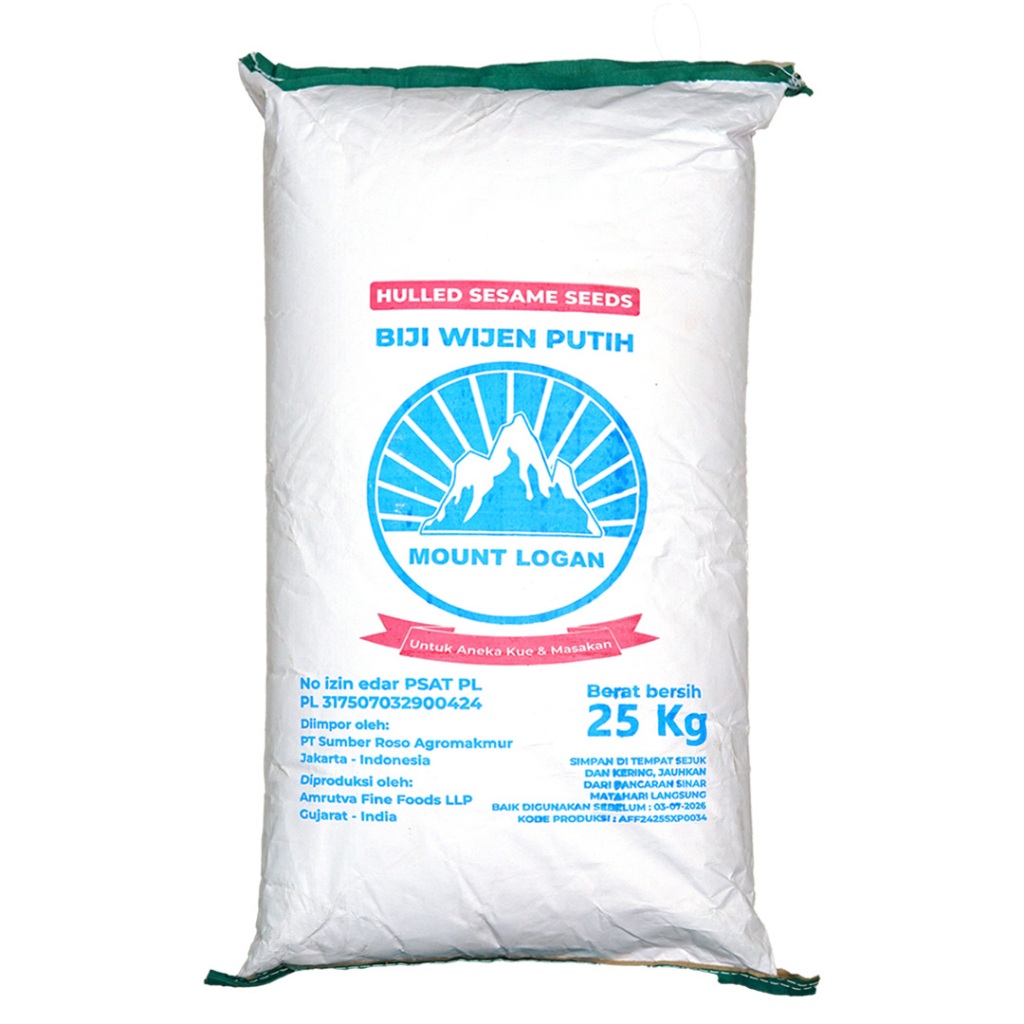 

Biji Wijen Putih Hulled Sesame Seeds Mount Logan
