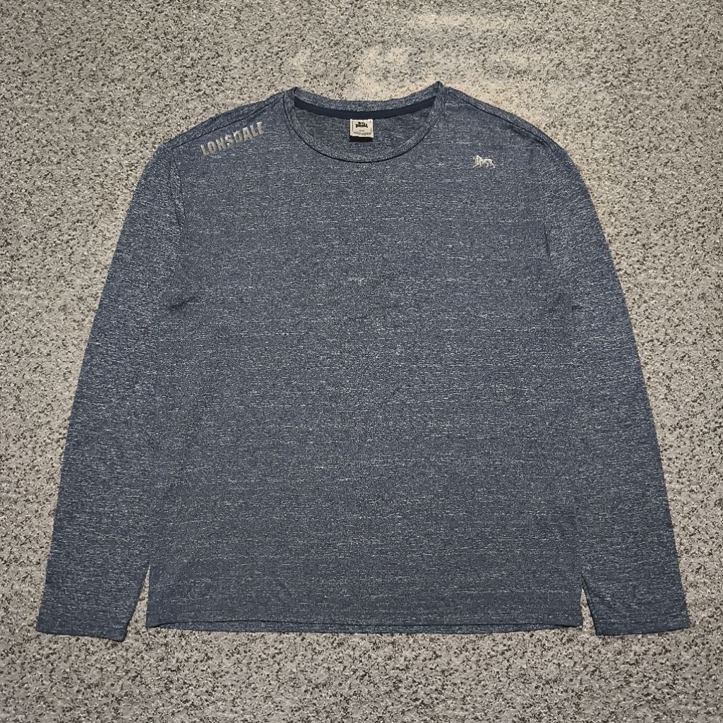 Longsleeve Lonsdale Casual Kaos Panjang Baselayer Shirt Running Sport Hiking Gym Second