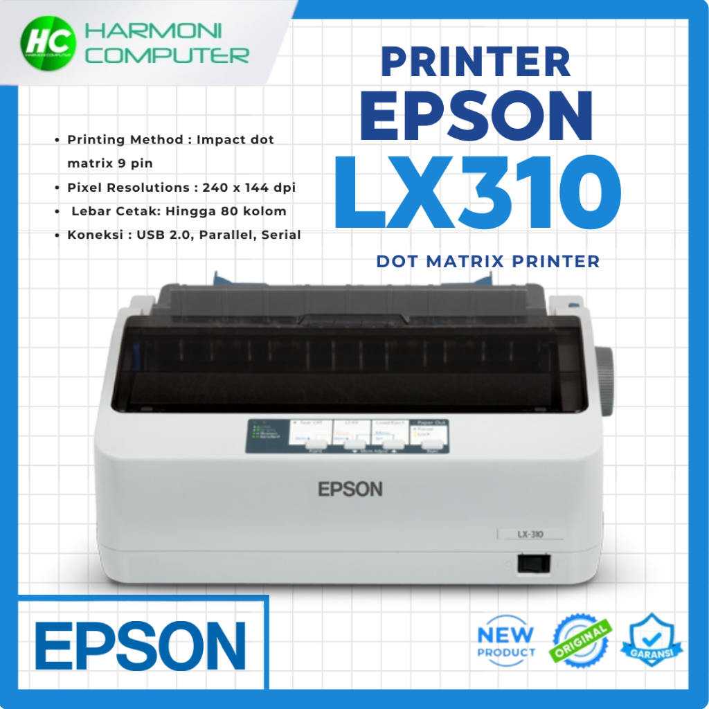 PRINTER EPSON LX310 Dot Matrix Epson LX-310 Garansi Resmi
