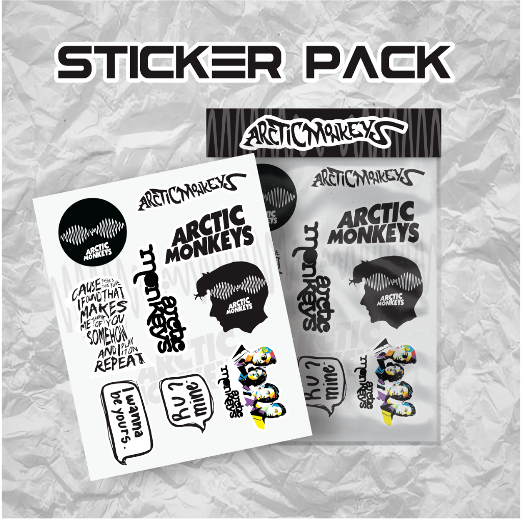 

Sticker Pack Artcic Monkey | STIKER ANTI AIR ANTI LUNTUR | Stiker Hias HP Laptop