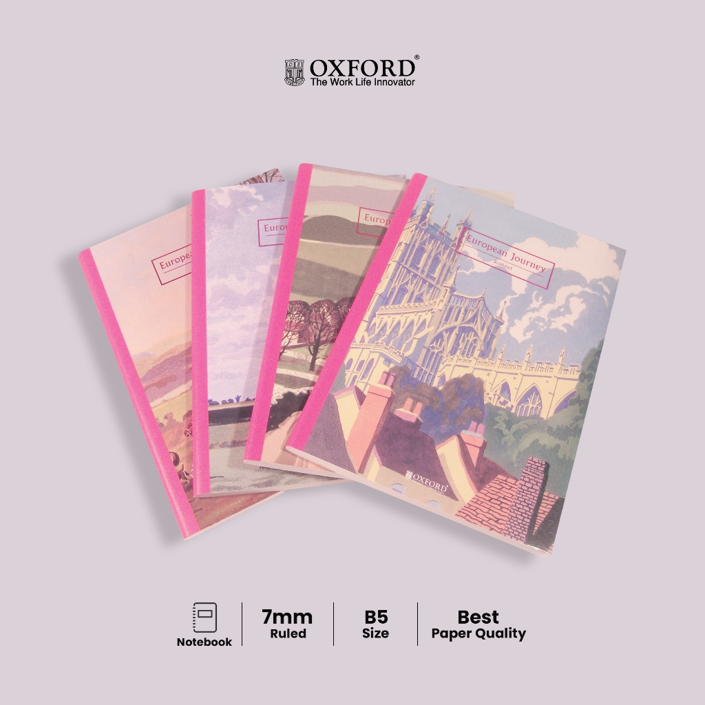 

Oxford Buku Tulis Ukuran B5 Isi 80 Lembar Kertas Premium Jepang Untuk Belajar Atau Catatan Kuliah