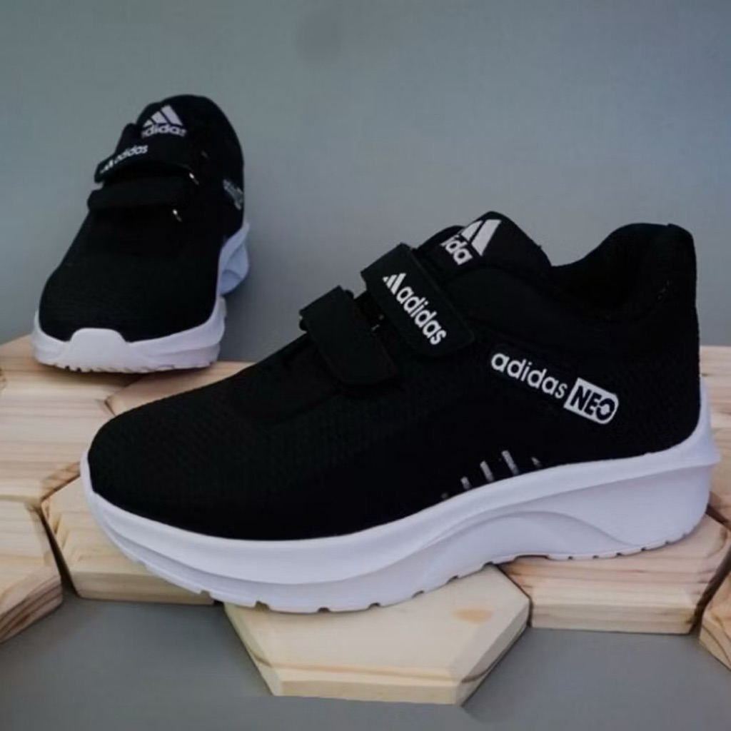 SEPATU Adidas neo anak sekolah PAUD, TK, SD, SMP kualitas premium
