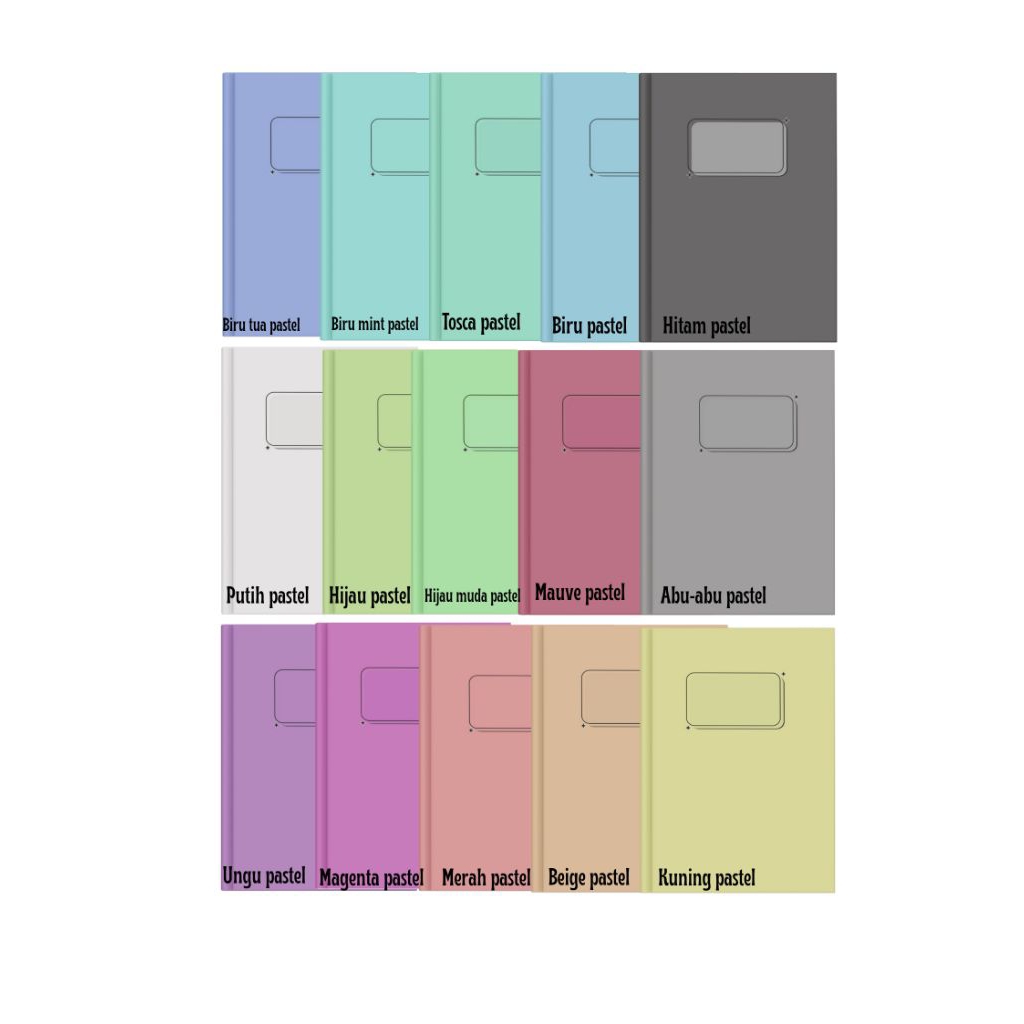 

#Sampul Buku Anak A5 Motif Warna Pastel isi 6 lembar | Cover Buku Sekolah Polos Murah