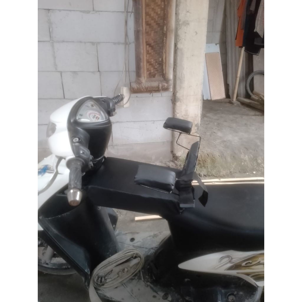 jok boncengan motor anak mio + sandaran