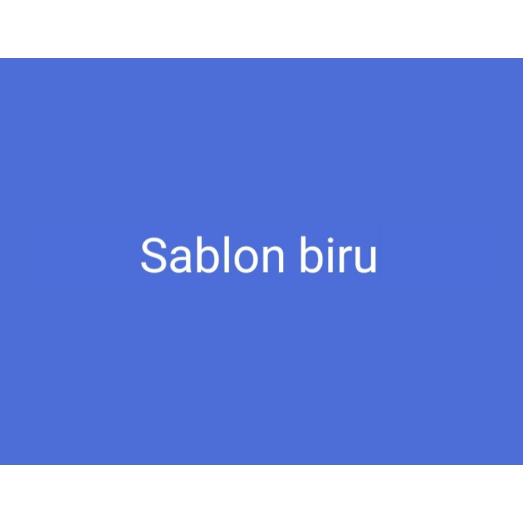 

sablon biru