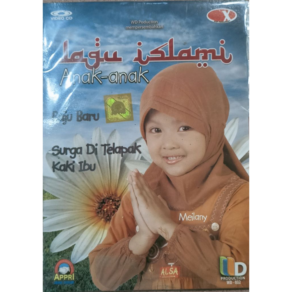 VCD original album anak anak lagu islami Mila meilany