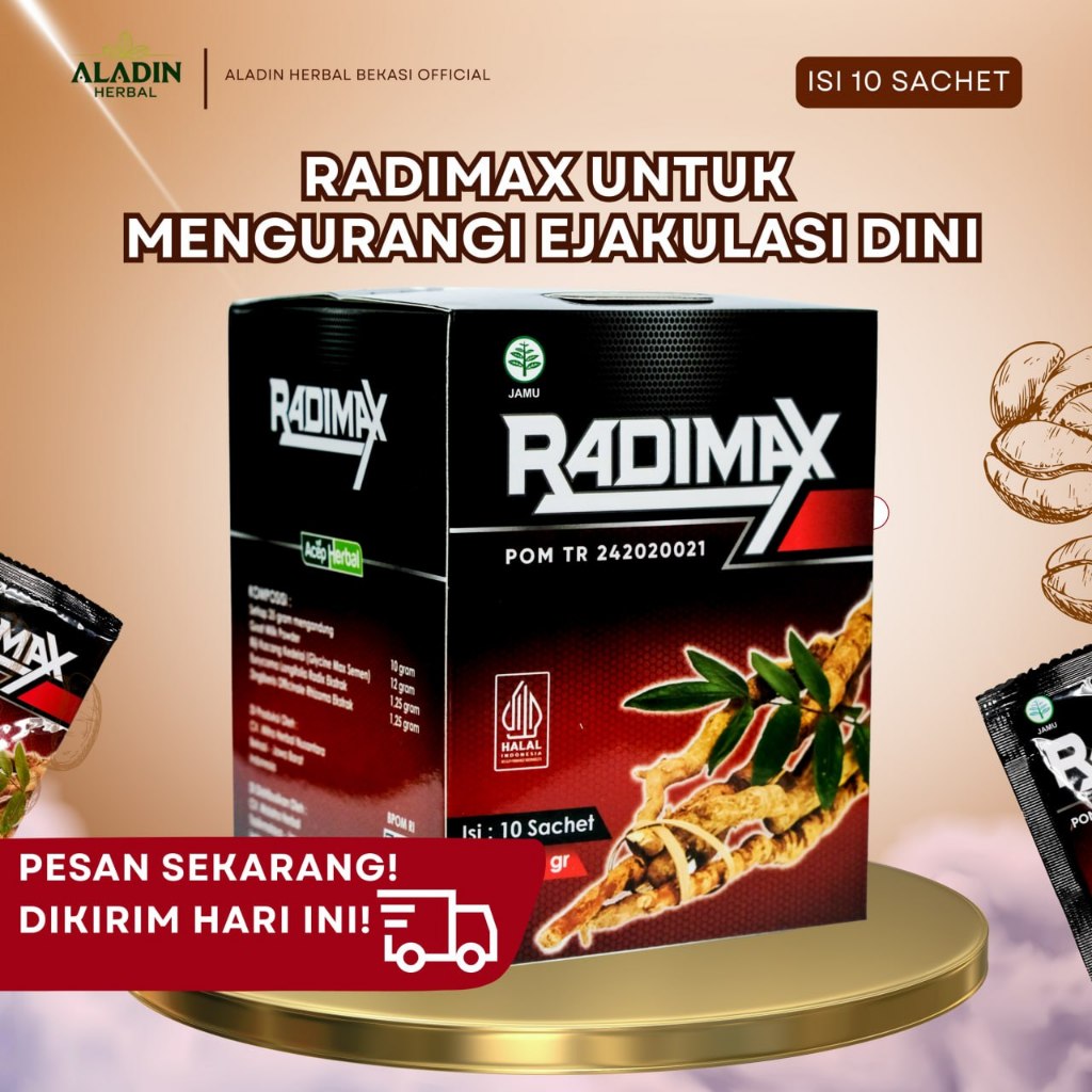 RADIMAX Penambah Stamina Pria Obat Untuk Mengurangi Ejakulasi Dini Suami Secara Alami