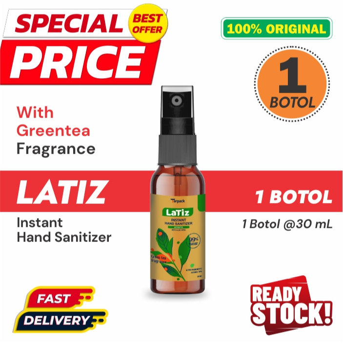 Latiz Hand Sanitizer Spray - 1 Botol 30 ml