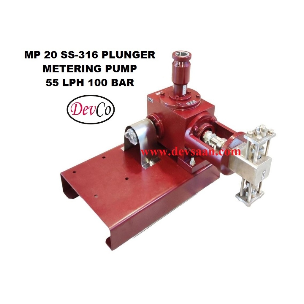Pompa Dosing MP255100 SS-316 Plunger Metering Pump 55 LPH 100 Bar - DSMP25510018