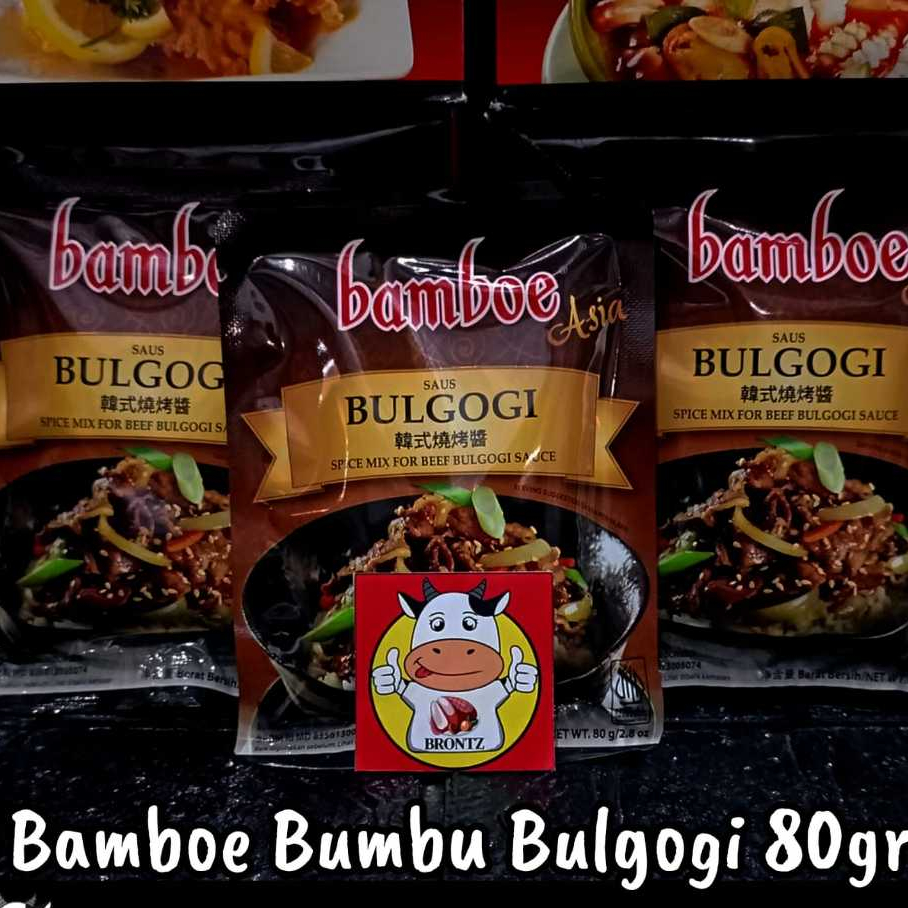 

BAMBOE BUMBU BULGOGI 80GR - BUMBU MASAK INSTANT - BRONTZ JOGJA